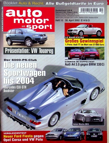Deckblatt Auto Motor und Sport (10/2002)
